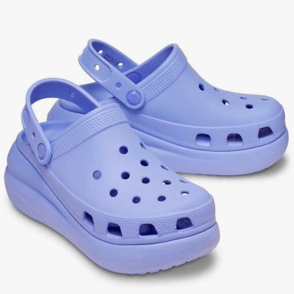 Crocs Classic Platform Clogs Men’s 9 / Women’s 11 Lavender Purple Slip-On Sandal - Picture 2 of 10